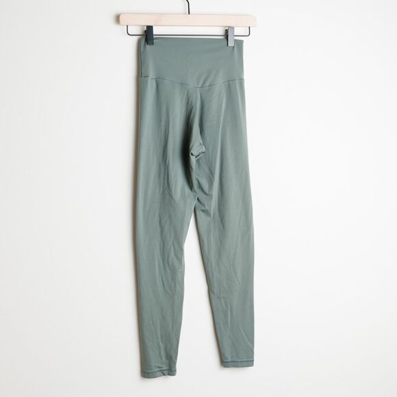 Offline By Aerie Women's Real Me 7/8 High Rise Leggings Size M Olive Cross Over - Picture 5 of 8